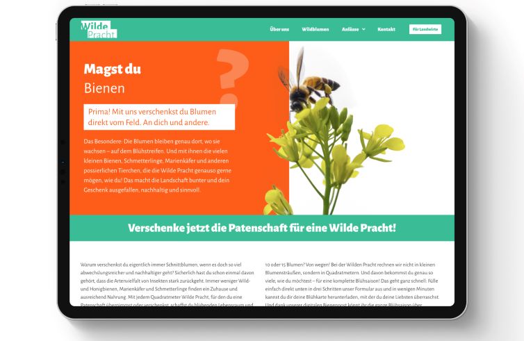 Blühpatenschaften die Website