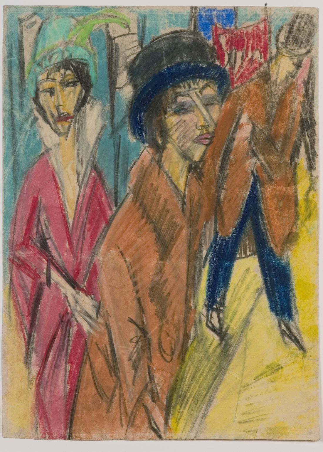 Gemälde Kirchner Frauen im Von der Heydt-Museum
